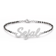Handmade 925 Sterling Silver Sejal Iced Mangalsutra Bracelet